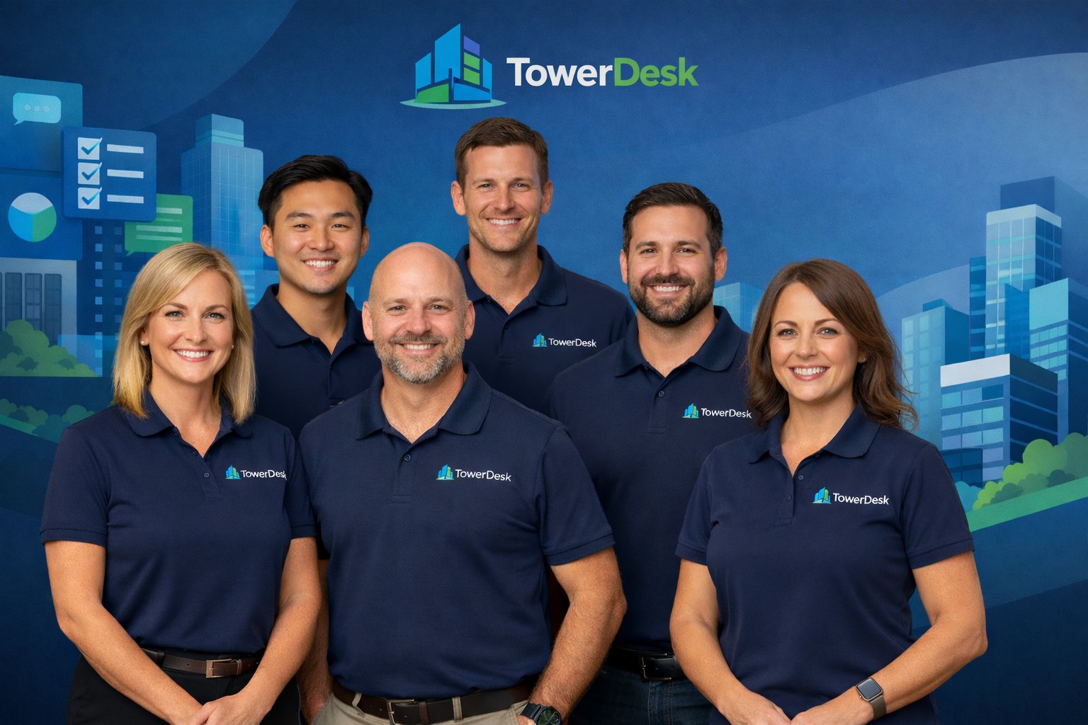 The TowerDesk team — Sydney-based support, onboarding and development