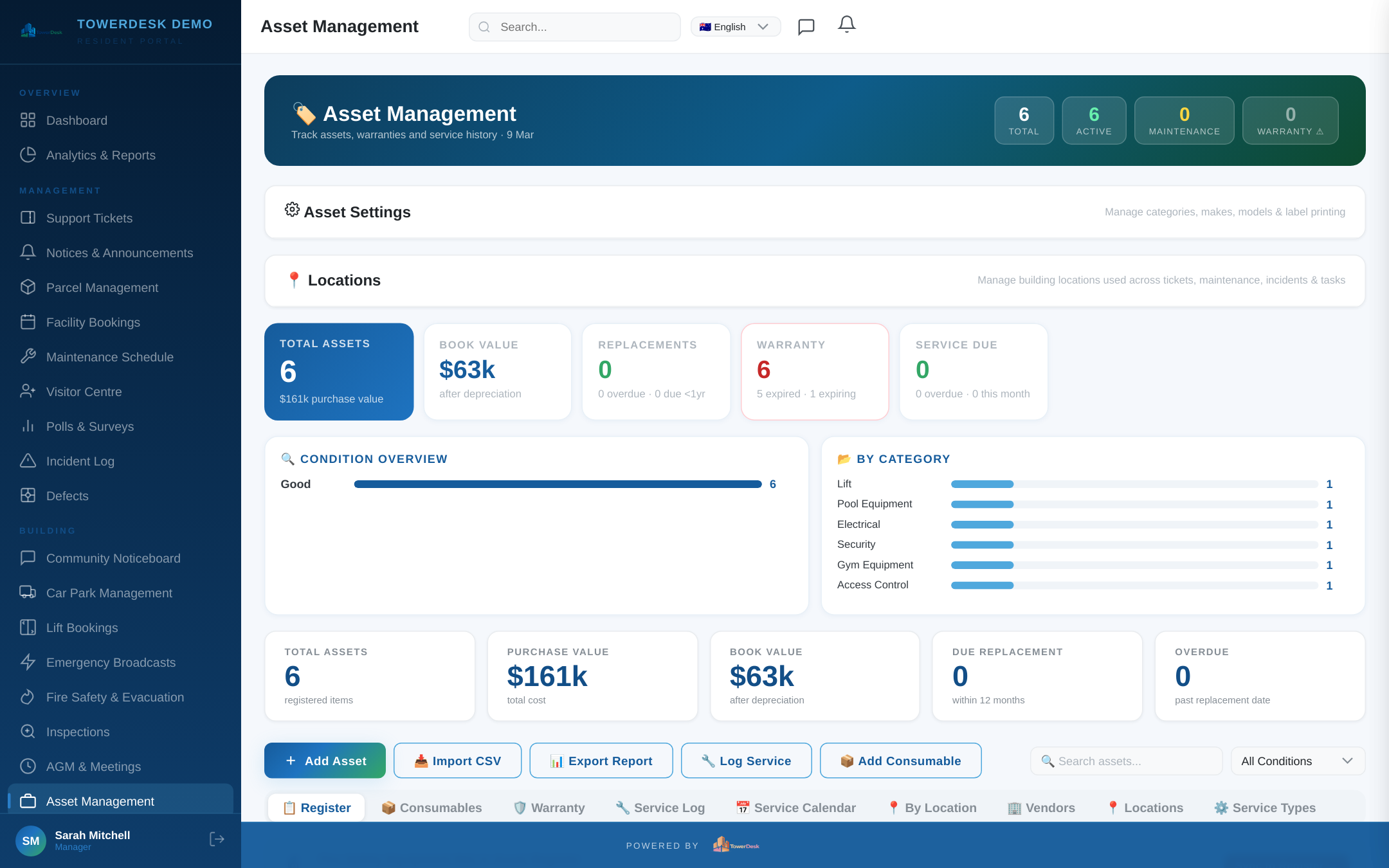 Asset Management screenshot